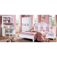 朵兒樂園青少年兒童家具：床602#（粉+白）