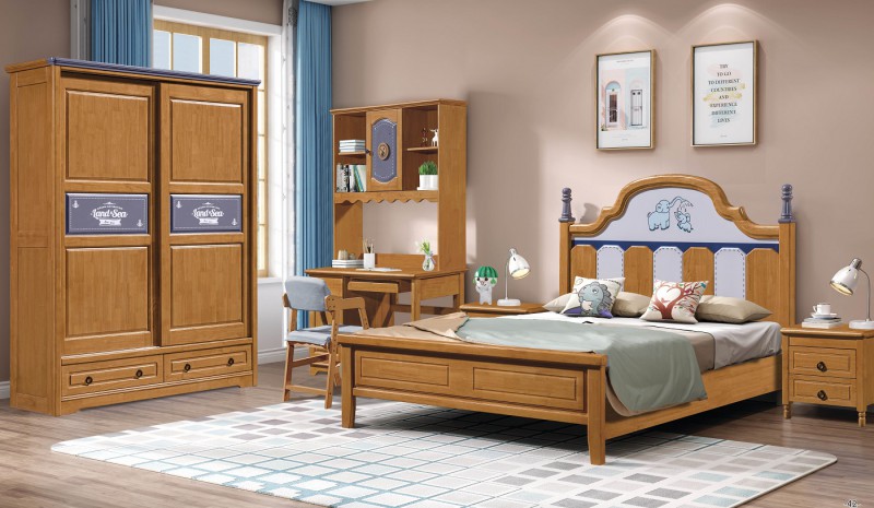 朵兒樂園青少年兒童實木家具：床113#