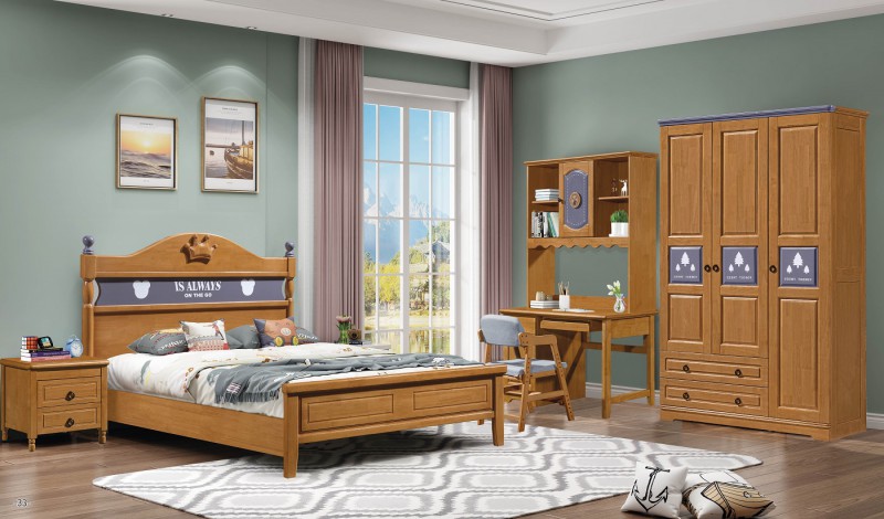 朵兒樂園青少年兒童實木家具：床102#