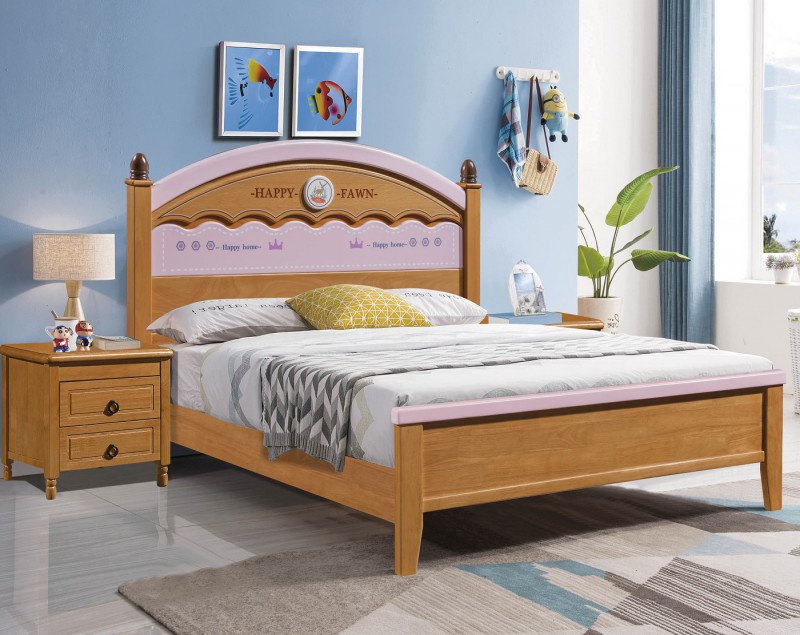 朵兒樂園青少年兒童實(shí)木家具：床2214#