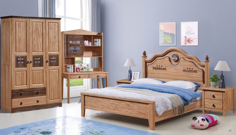 朵兒樂園青少年兒童金絲檀木家具：床2204#