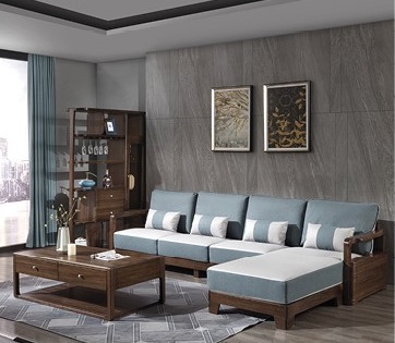 木來客現代輕奢極簡黑胡桃木家具