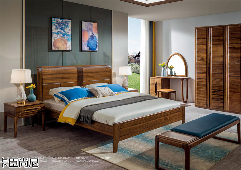 寶來(lái)富居 卡臣尚尼意式輕奢套房家具