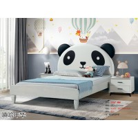 嘻哈年華青少年兒童軟體家具，江西南康水性漆實木框架兒童軟床廠家，三棵松實業公司