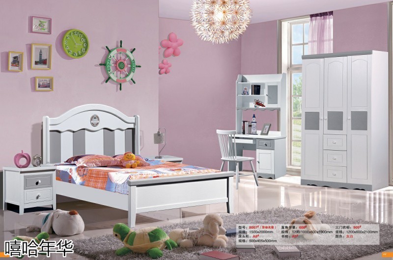 嘻哈年華青少年兒童實木套房