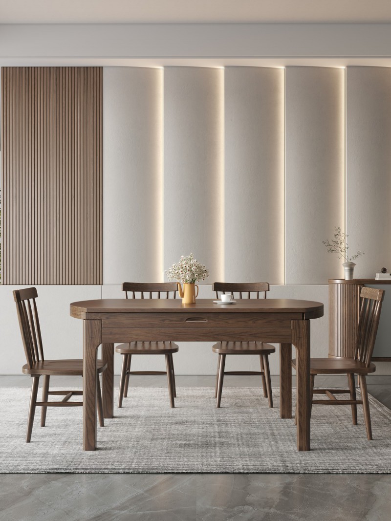 JD-633跳臺餐椅胡桃色