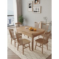 匠者白蠟?zāi)鞠盗屑揖撸篔D-633跳臺餐椅原木色