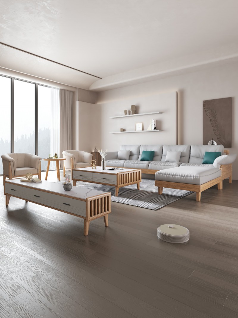 匠者白蠟木系列家具：JD-625原木色休閑椅