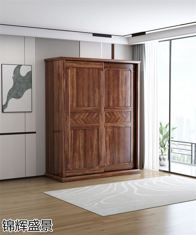 錦輝盛景現代實木風格烏金木家具