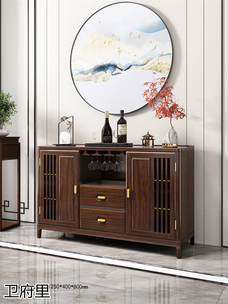 衛府里南美黑檀木新中式套房家具