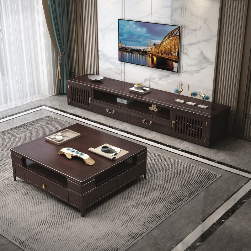 瑞聯(lián)新中式家具：1816#電視柜、806#茶幾