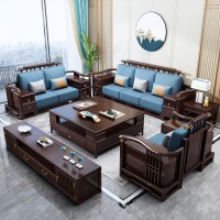 瑞聯(lián)新中式家具：809#厚墊高靠沙發(fā)