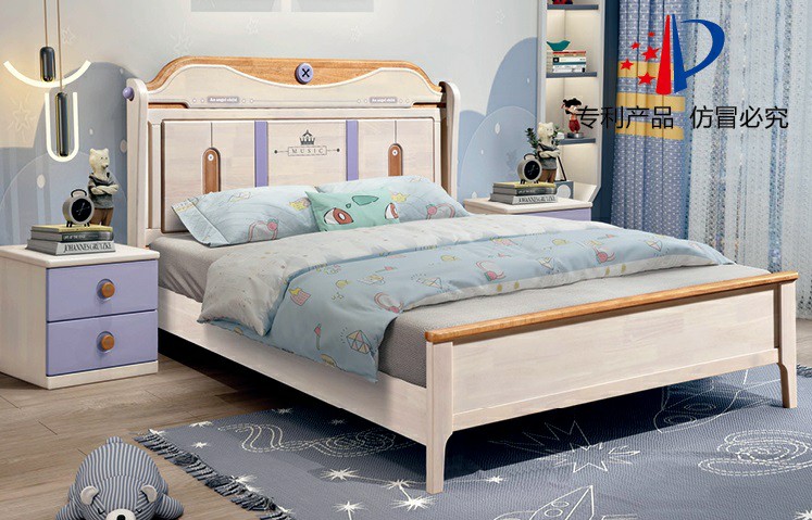 青少年兒童實木床F2#
