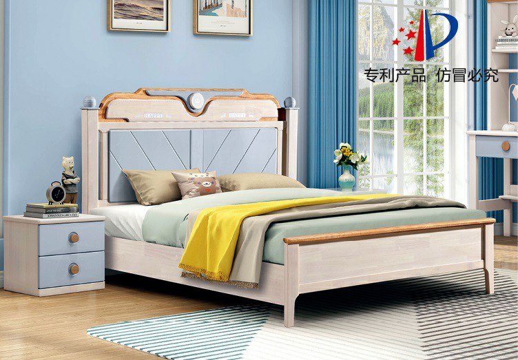 青少年兒童實木床F6#