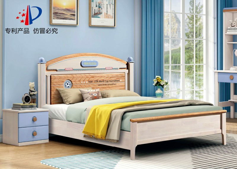 青少年兒童實木床F1#