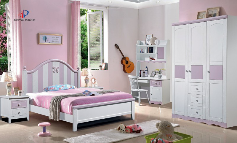 青少年兒童實木床506#（蝴蝶自來）