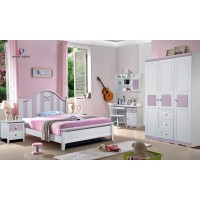 嘻哈年華青少年兒童實木床506#（蝴蝶自來）