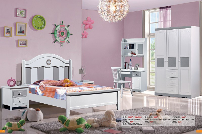 青少年兒童實(shí)木床8007#（勞動光榮）