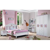 嘻哈年華青少年兒童實木床8007#（白雪公主）