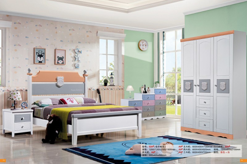青少年兒童實木床526#（伯樂相馬）