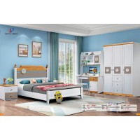 嘻哈年華青少年兒童實木床520#（一路有你）