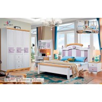 嘻哈年華青少年兒童實木床667#（嘻哈之冠）