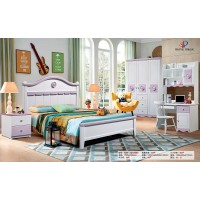 嘻哈年華青少年兒童實木床539#（鉆石城堡）