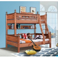 嘻哈年華青少年兒童金絲檀木木蠟油工藝X03#子母床（圓盤）