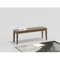 天倫雅樂現(xiàn)代極簡南美黑胡桃木家具：CD108長凳