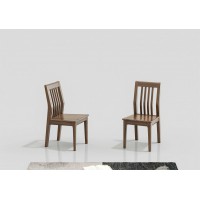 天倫雅樂現(xiàn)代極簡南美黑胡桃木家具：CY106餐椅