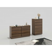 天倫雅樂現(xiàn)代極簡南美黑胡桃木家具：HG101五斗柜、HG101六斗柜