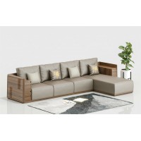 天倫雅樂現代極簡南美黑胡桃木家具：SF108轉角沙發