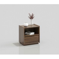 天倫雅樂現代極簡南美黑胡桃木家具：NG103床頭柜