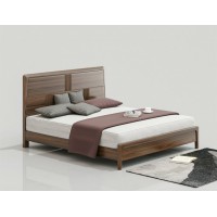 天倫雅樂現代極簡南美黑胡桃木家具：BD108床