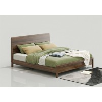 天倫雅樂現代極簡南美黑胡桃木家具：BD102床