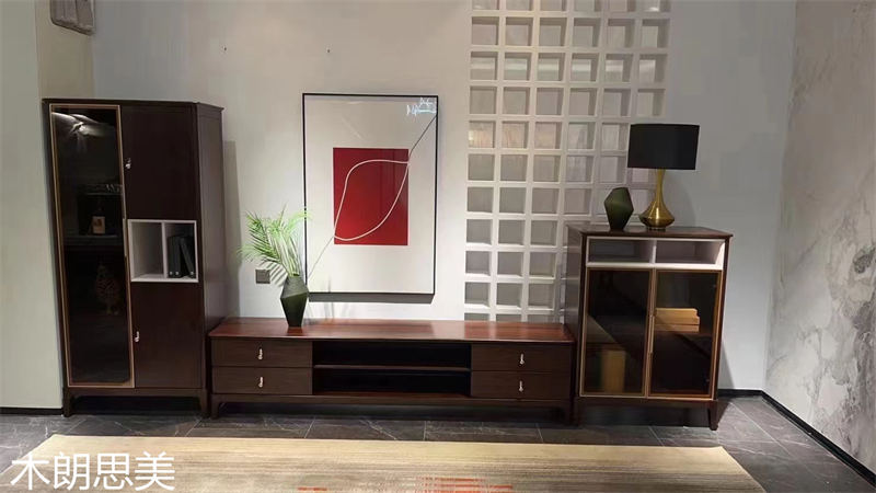 現(xiàn)慕家居 木朗思美 輕奢新中式黑檀木(烏金木)家具展廳實(shí)拍