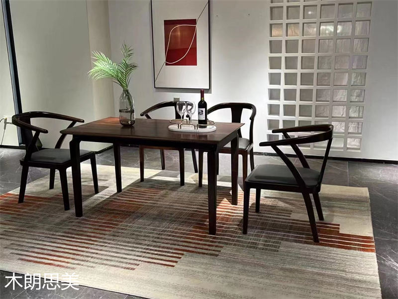 現(xiàn)慕家居 木朗思美 輕奢新中式黑檀木(烏金木)家具展廳實(shí)拍