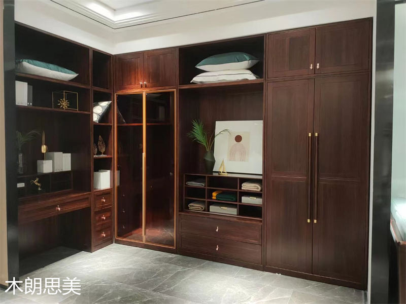 現(xiàn)慕家居 木朗思美 輕奢新中式黑檀木(烏金木)家具展廳實(shí)拍