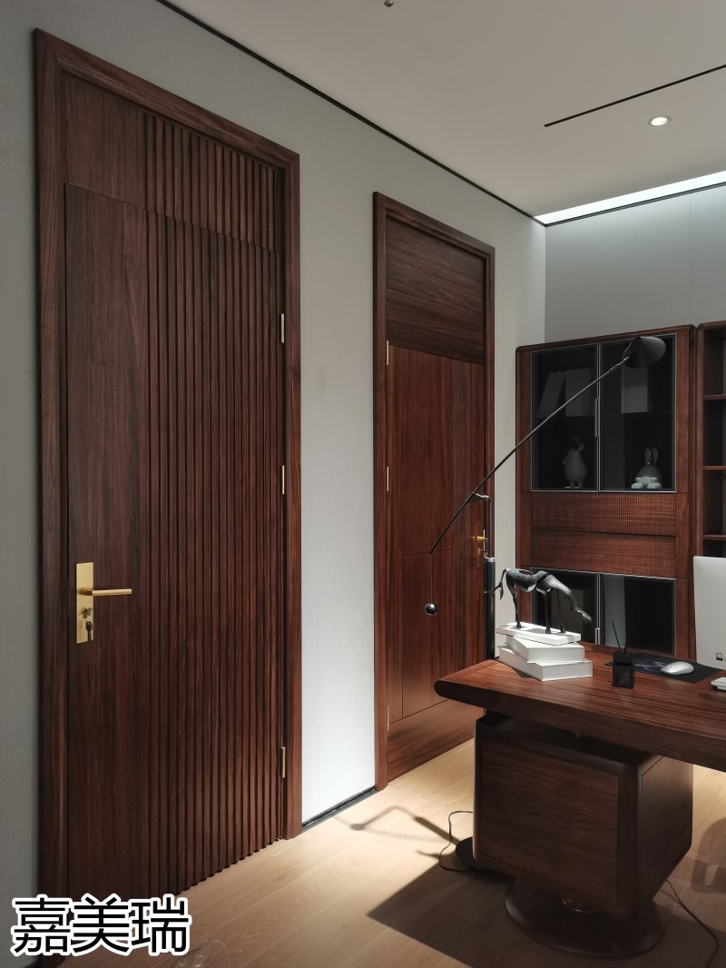 嘉美瑞 悅境 現代簡奢烏金木家具展廳實拍