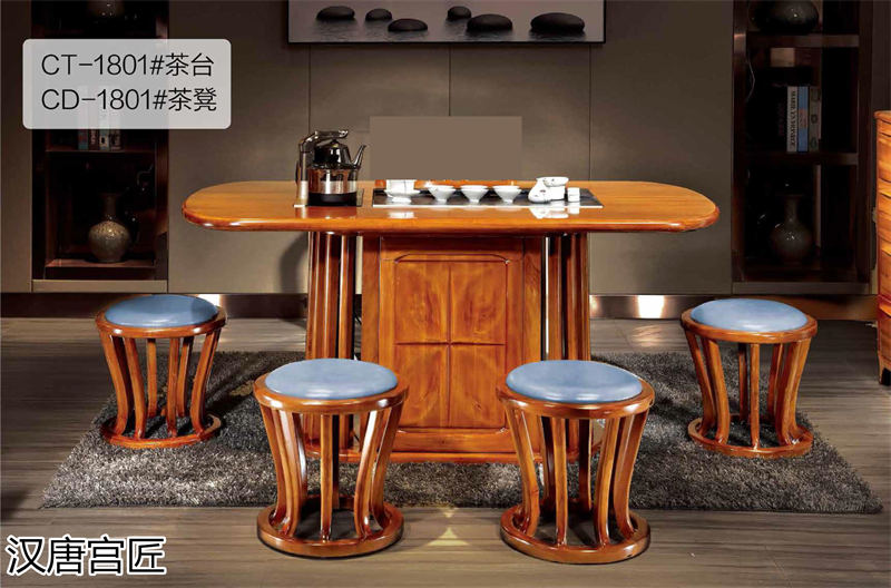 漢唐宮匠 金絲柚木套房家具