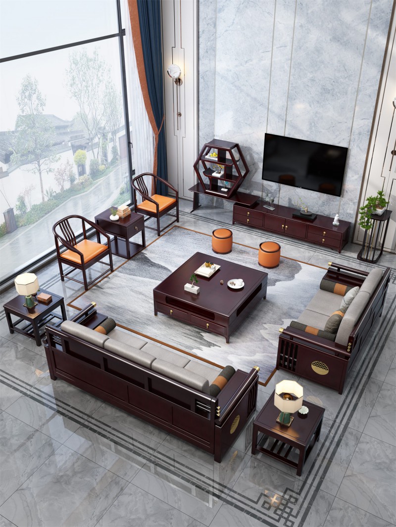 阿姆雷特新中式980沙發