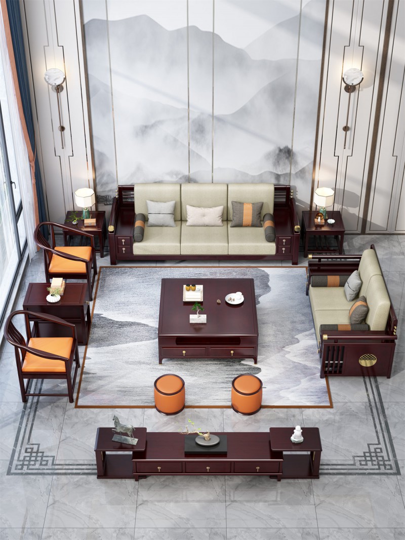 阿姆雷特新中式980沙發