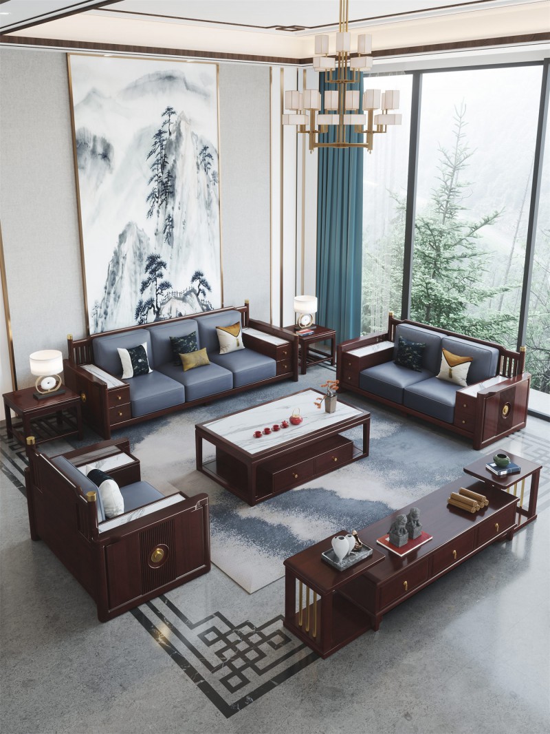 阿姆雷特新中式908沙發