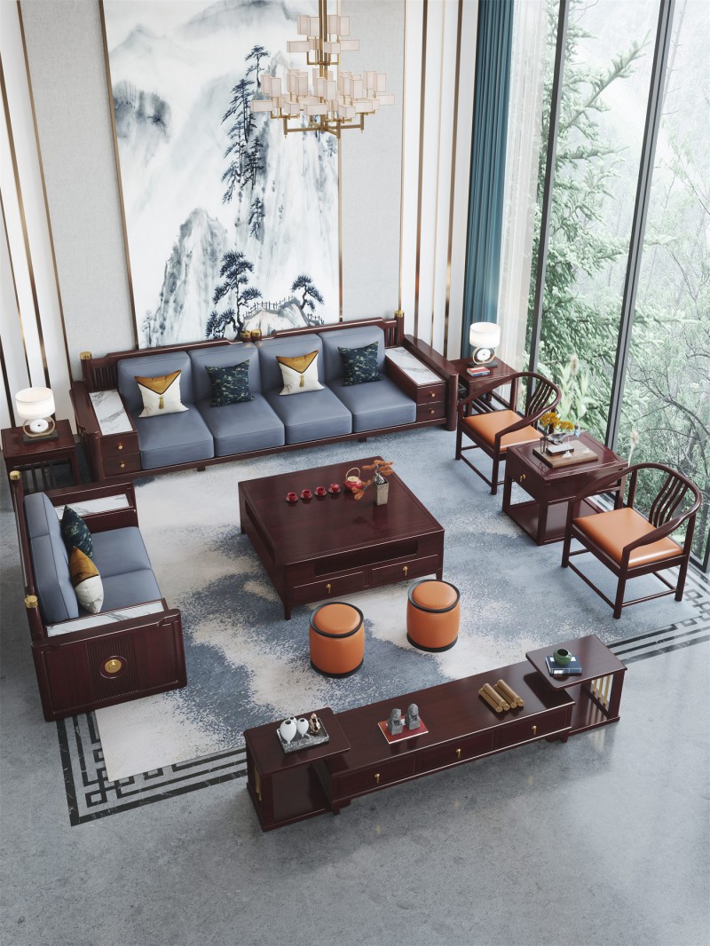 阿姆雷特新中式908沙發