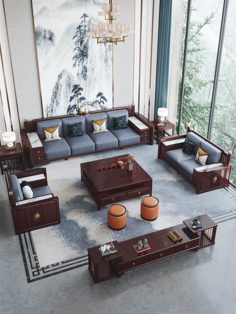 阿姆雷特新中式908沙發