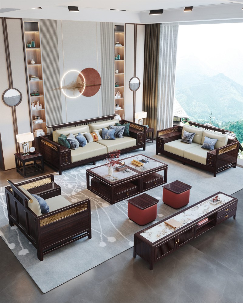 阿姆雷特新中式602沙發(fā)