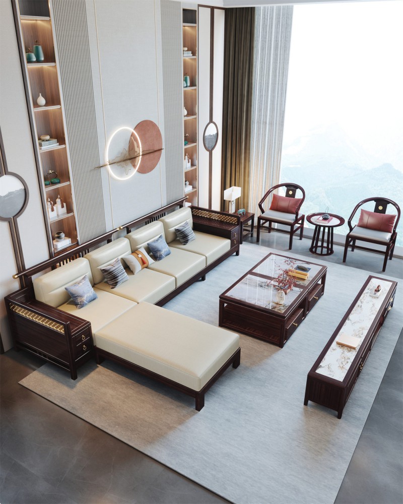 阿姆雷特新中式602沙發(fā)