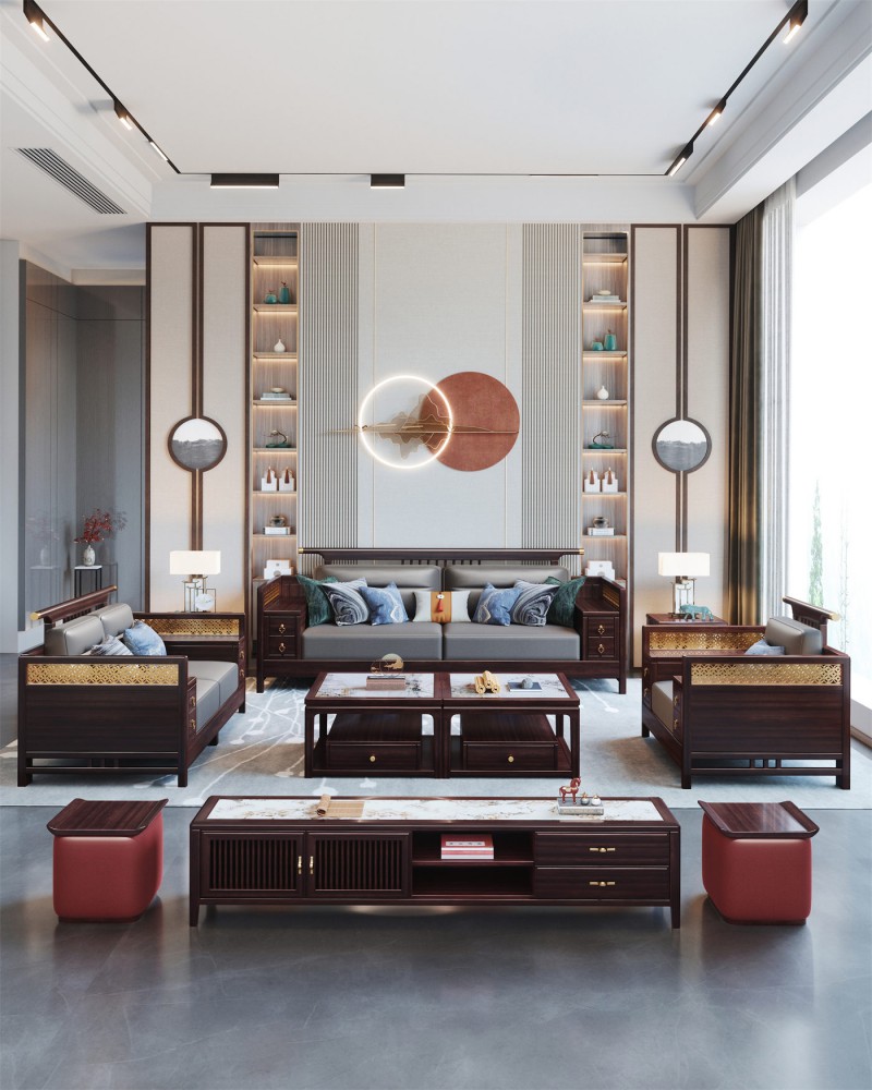 阿姆雷特新中式602沙發(fā)