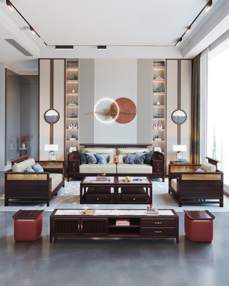 阿姆雷特新中式602沙發(fā)