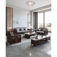 阿姆雷特新中式金絲檀木HT88沙發(fā)